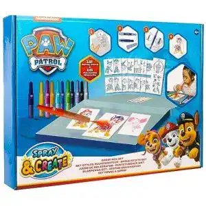 Pustestifte paw patrol spruehstift set deluxe malstifte