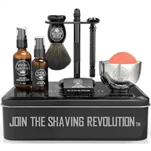 Rasierhobel set viking revolution luxus rasierset fuer maenner