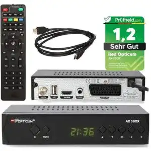 Receiver red opticum hd sat fuer satellitenschuessel