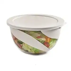 Salatschuessel snips mit deckel kunststoff 5 l servierschuessel