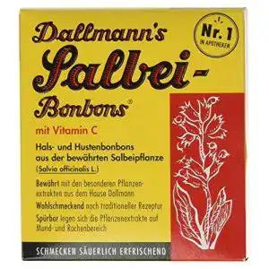 Salbei bonbons dallmanns mit vitamin c 20 stueck 37 g