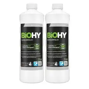 Scheuermilch biohy 2 x 1 liter entfernt hartnaeckigen schmutz