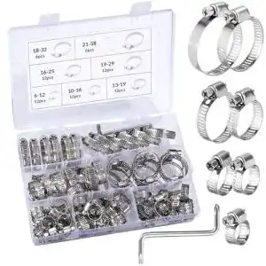 Schlauchschellen kureny 73 st set einstellbare 6 38 mm