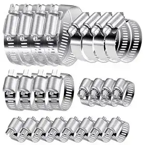 Schlauchschellen welhaepi 20 stk set einstellbare 6 51 mm