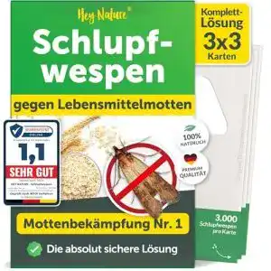 Schlupfwespen gegen Motten