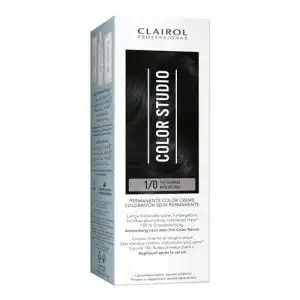 Schwarze haarfarbe clairol professional color studio permanente