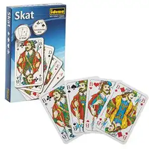 Skat idena 6250100 spiel mit franzoesischem blatt 32 karten