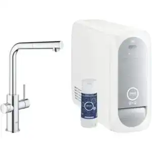 Sodaarmatur grohe blue home kuechenarmatur
