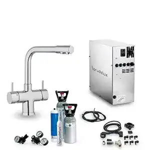 Sodaarmatur sprudelux untertisch trinkwassersystem inox