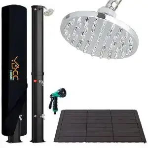 Solardusche 40 liter cclife solardusche 40l mit kunststoffboden