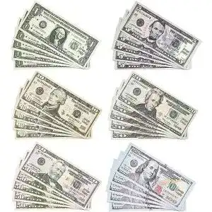Spielgeld dongzqan 150 stueck prop money dollar scheine