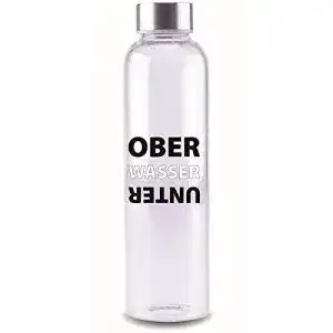 Steuber trinkflasche steuber glasflasche mit schriftzug