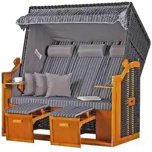 Strandkorb 3 sitzer bene living strandkorb ostsee dreisitzer
