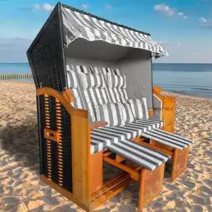 Strandkorb 3 sitzer brast strandkorb ostsee 3 sitzer xl