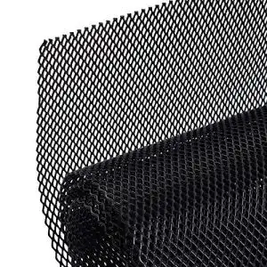 Streckmetall aggauto 100x33cm schwarz renngitter 3x6mm