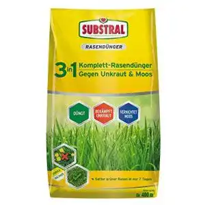 Substral rasenduenger substral 3 in 1 komplett rasenduenger