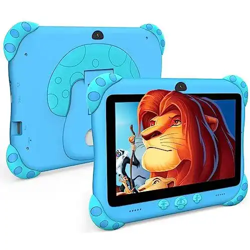 Ascrecem 7 Zoll Kinder Tablet mit Android und WiFi für Kinder