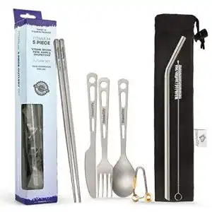 Titan besteck finesscity titan utility besteck set stark ultraleicht