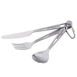 Titan besteck ibasingo titan campingbesteck outdoor besteck