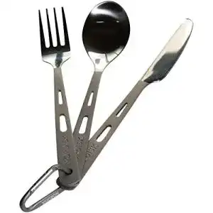 Titan besteck nordisk relags besteck titanbesteck 3er set silber