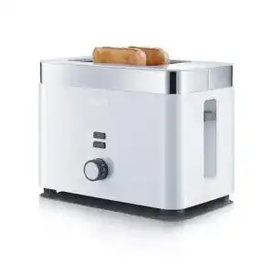 Toaster weiss graef toaster to61 weiss 2 scheiben toaster