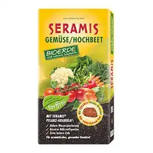 Torffreie erde seramis gemuese hochbeet bioerde ohne torf 40 l
