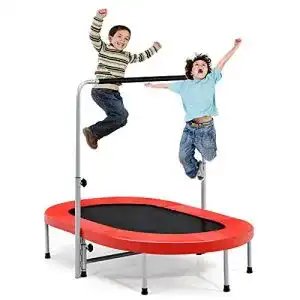 Trampolin oval costway 2 personen trampolin