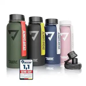 Trinkflasche fitness above edelstahl thermosflasche 1l bpa frei