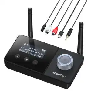 Tv bluetooth transmitter soomfon bluetooth 5 3