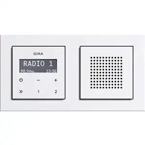 Unterputz radio grenda hammer gira badradio rds