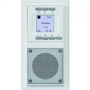Unterputz radio honeywell home peha im aura design weiss