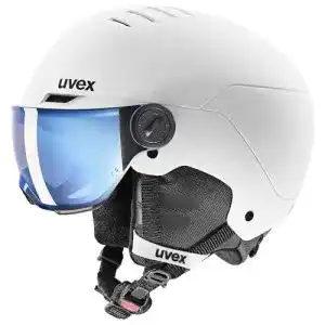 Uvex skihelm uvex rocket jr visor robuster skihelm fuer kinder