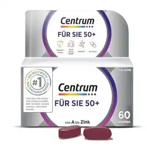 Vitamine fuer frauen ab 50 centrum multivitamin fuer sie 50 1