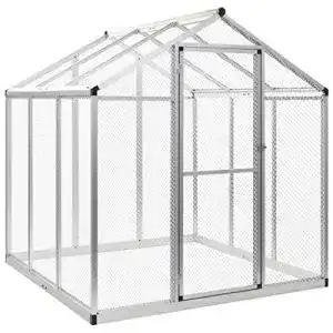 Vogelvoliere festnight aluminium voliere vogelhaus aussenvoliere