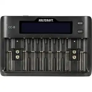 Voltcraft ladegeraet voltcraft cc 8 rundzellen ladegeraet liion