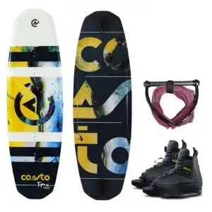 Wakeboard brunelli coasto topaz 140 package flex hantel