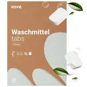 Waschmittel vove tabs 60 stueck plastikfrei konzentriert