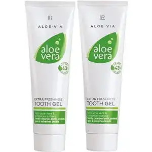 Zahngel lr aloe via aloe vera extra frische 2x 100 ml