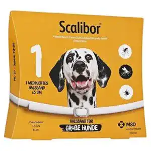 Zeckenhalsband fuer hunde scalibor halskette 65 cm