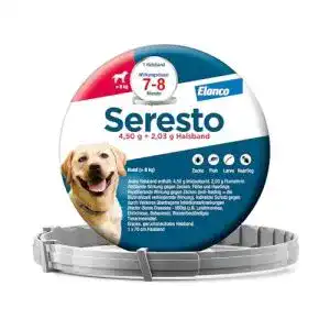 Zeckenhalsband fuer hunde seresto elanco halsband