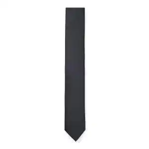 Seidenkrawatte Hugo Herren Tie 6 cm Schwarz (Black 001)