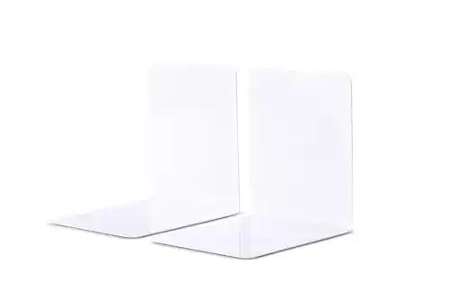 Buchstütze aus Metall (2er Pack) 14x12x14cm Bücherhalter