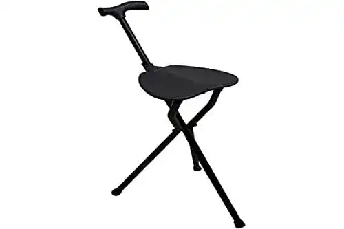 Sitzstock Queraltó mit Sitzfunktion, 3 Beine, bis 100 kg belastbar