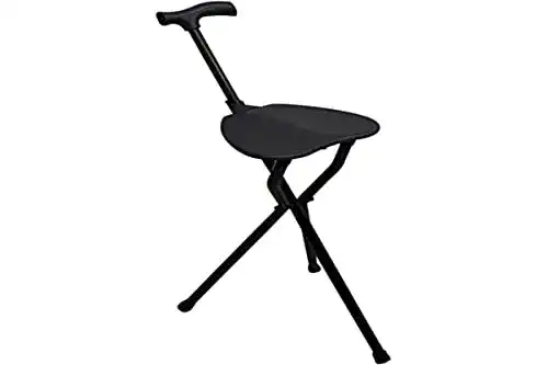 Sitzstock Queraltó mit Sitzfunktion, 3 Beine, bis 100 kg belastbar