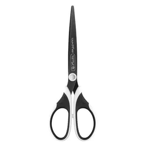 Herlitz Schere für Linkshänder my.pen in Schwarz/Weiß