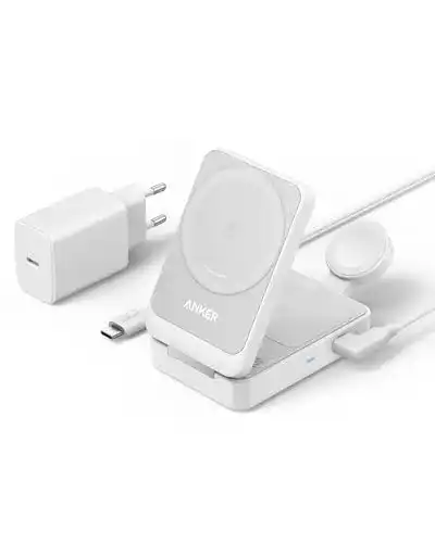 Anker MagGo 3-in-1 MagSafe-Ladestation mit Qi2-Zertifizierung