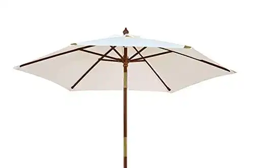Sonnenschirm 240 cm von Kai Wiechmann, kippbar und weiß