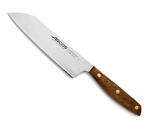 Arcos Nordika Santoku Messer mit Ovengkol Holzgriff und NITRUM Edelstahl