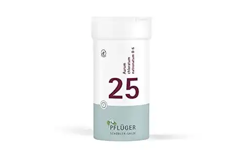 Pflüger Schüßler Salz Nr. 25 Aurum für Hormonhaushalt und Stimmung