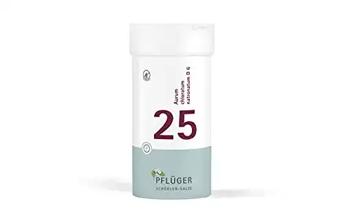 Pflüger Schüßler Salz Nr. 25 Aurum für Hormonhaushalt und Stimmung